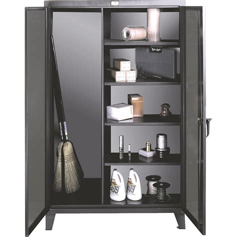 broom storage cabinet